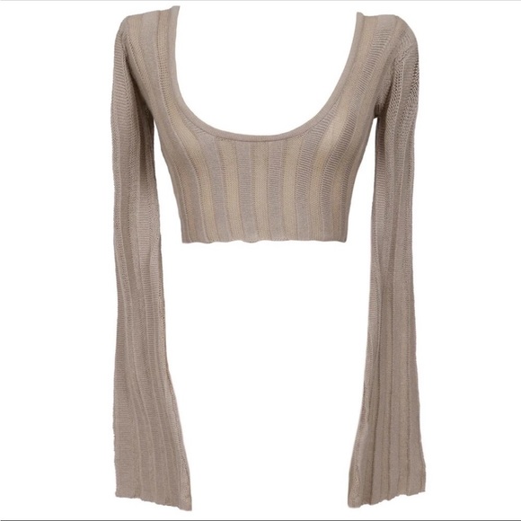 Heavy Manners Sand Little Miss Cozy Knit Top